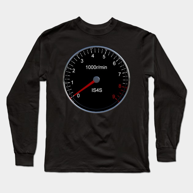 Speedometer Long Sleeve T-Shirt by Motor World